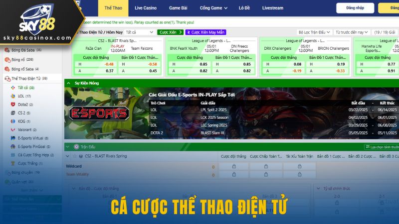 Cá cược thể thao điện tử
