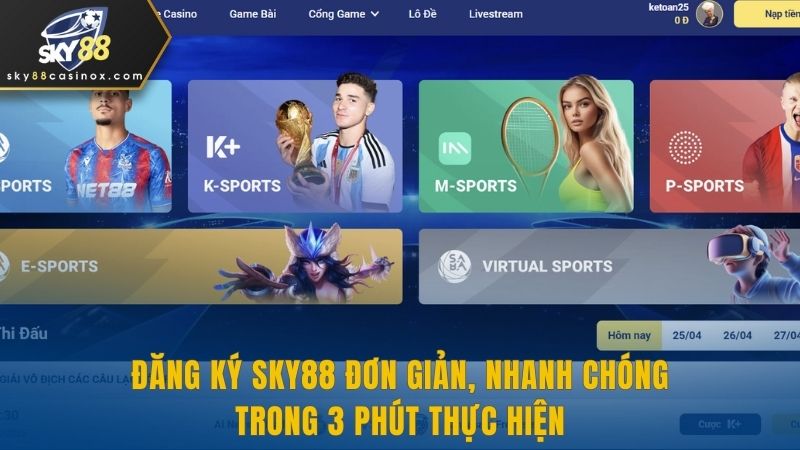 Đăng Ký SKY88 Đơn Giản, Nhanh Chóng Trong 3 Phút Thực Hiện