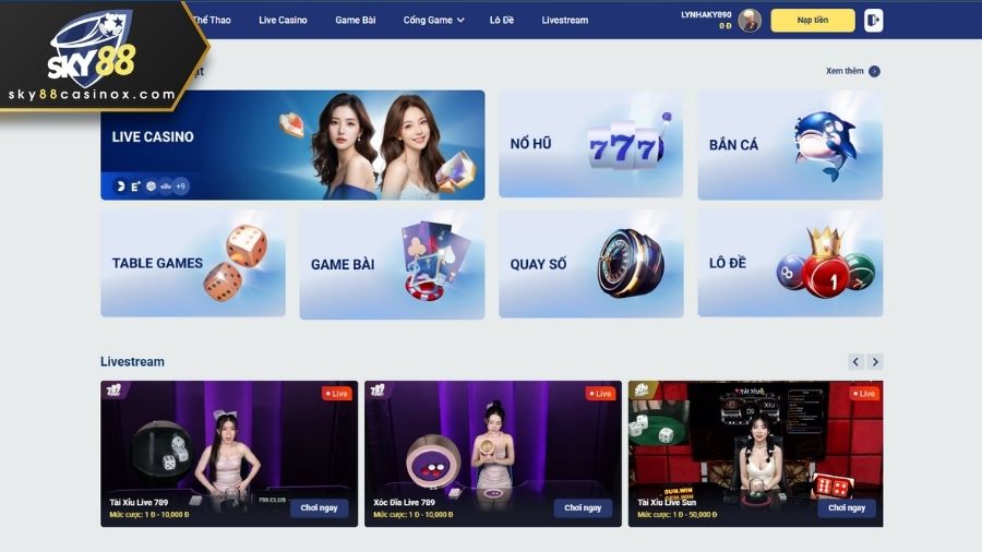 Giới thiệu về Sky88 những ưu điểm tạo nên sức hút cho nhà cái